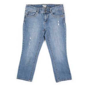 TOMMY HILFIGER Spirit low rise crop jeans size 8